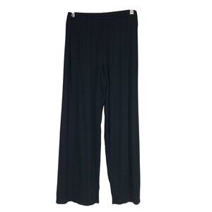 THE GROUP BABATON - WOMEN'S SMALL -BLACK RIBBED MODAL BLEND PULL-ON PANTS